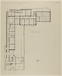 217521 Plattegrond van de begane grond van het Gouvernementsgebouw aan de Kromme Nieuwegracht (Paushuize, gebouwen aan ...